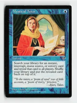 Mystical Tutor Uncommon Mirage Magic: The Gathering Cards - Image 1