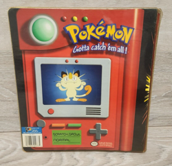 Vintage Pokemon Pikachu Meowth Trading Card 3 Ring Binder Plymouth 4077 READ! - Image 4