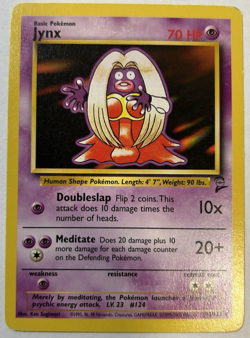 2000 Pokemon Base Set 2 #45 Jinx Card LIGHTLY PLAYED WOTC - Image 1