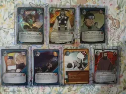 Naruto CCG Card Lot ×7 Foils And Rares 1st Edition - Image 1