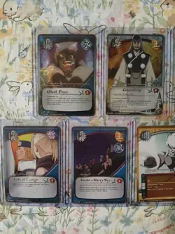 Naruto CCG Card Lot ×7 Foils And Rares 1st Edition - Image 2