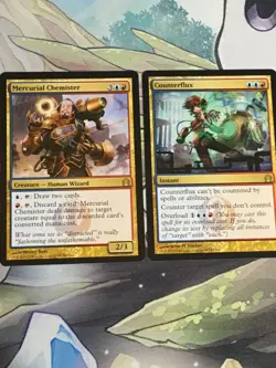 C6142 MAGIC MTG RETURN TO RAVNICA COUNTERFLUX MERCURIAL CHEMISTER NM RARE - Image 1