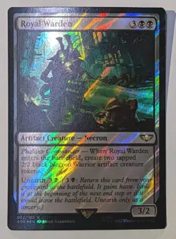 Royal Warden (Surge Foil) Universes Beyond: Warhammer 40000 Foil - MTG RARE - Image 1