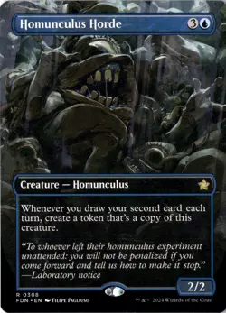 Homunculus Horde (Borderless) R Foundations 308 NM - Image 1