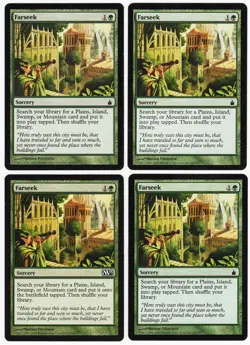 Farseek x4 4x 2005 Various Sets PLAYSET Green Common Sorcery MTG NM AZ3 - Image 1