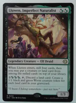 Lluwen, Imperfect Naturalist *Rare* Magic MtG x1 Lorwyn Eclipsed - Image 1