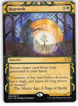 Regrowth *Rare* Magic MtG x1 Strixhaven Mystical Archives - Image 1