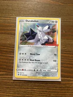 Duraludon SWSH028 GameStop Black Star Promo Holo Pokemon Card TCG Near Mint - Image 1