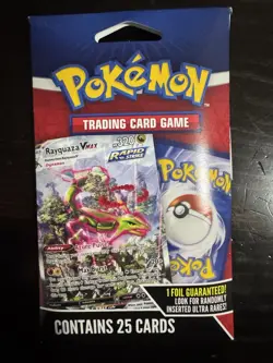 Pokemon TCG Rayquaza VMAX 25 Card Pack Walmart Exclusive Mystery Repack–Sealed - Image 1