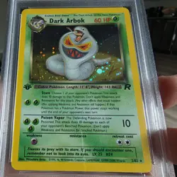 2000 Pokemon Team Rocket 1st Edition Holo Dark Arbok #2 PSA 6 EXMT - Image 5