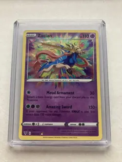 Pokemon TCG Zacian Vivid Voltage 082/185 Holo Amazing Rare NM Fresh - Image 1
