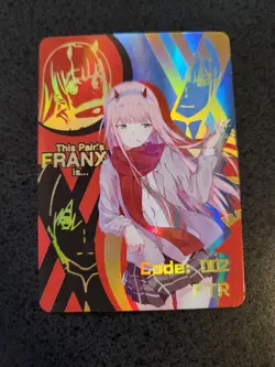 Zero Two Darling in the Franxx Goddess Story Anime Waifu Card NS-2M04-001 PTR - Image 1