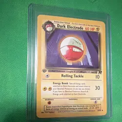 Pokemon Dark Electrode 1st Edition Rare Team Rocket 34/82 Regular 60HP - Image 1