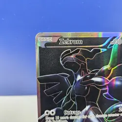 Pokemon TCG Zekrom 114/114 Black & White Base Set 2011 Holo Card MP/HP - Image 2
