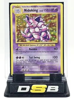 Pokemon TCG XY Evolutions 45/108 Nidoking Holo Rare - NM - Image 1