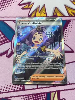 Pokemon TCG - Acerola's Mischief 165/132 - Mega Evolutions - Full Art - NM - Image 3