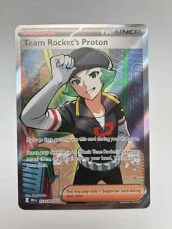 Pokemon TCG Team Rockets Proton Trainer 227/182 NM/M Full Art - Image 1
