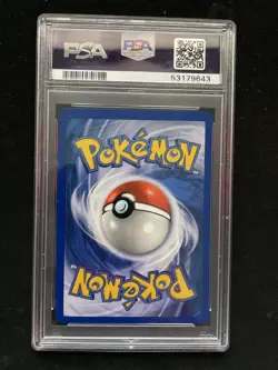 2000 Pokemon Rocket Prerelease #8 Dark Gyarados Holo PSA 8 - Image 2