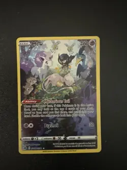 Pokemon TCG - Mew GG10/GG70 LP/NM Holo Crown Zenith Galarian Gallery - Image 1