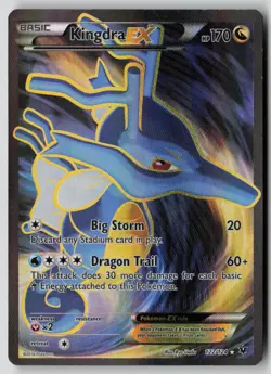 Kingdra EX 122/124 Ultra Rare Fates Collide Pokemon MP - Image 1