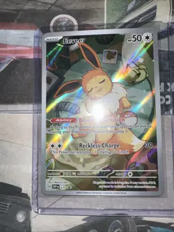 Pokemon TCG Eevee 173 Holo Promo Card Prismatic Evolutions Near/Mint Condition - Image 1