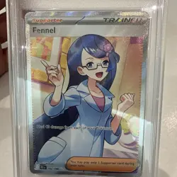 Pokemon TCG Fennel Ultra Rare Holo Sv: Black Bolt 162/086 PSA 10 - Image 3