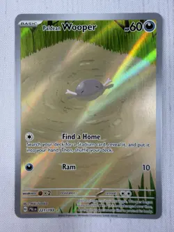 Paldean Wooper IR 221/193 Illustration Rare Holo Paldea Evolved - Pokemon TCG NM - Image 1