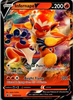Infernape V - Promo SWSH: Sword & Shield Promo Cards SWSH252 NM - Image 1