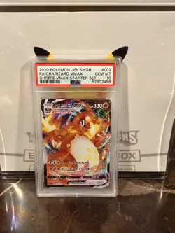 Pokemon Charizard VMAX 002/021 PSA 10 2020 Japanese Charizard VMAX Starter Set - Image 1