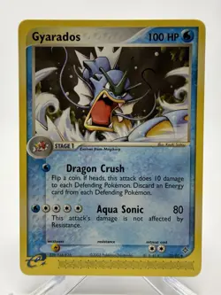 RARE Pokemon Non-holo 2003 Gyarados 32/97 Vintage EX Dragon - Image 1
