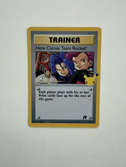 Here Comes Team Rocket! Pokemon Celebrations 25th Anniversary Holo - Image 1