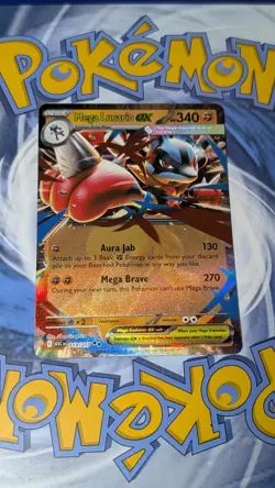 Mega Lucario Ex 113/217, Mega Hawlucha Ex 116/217 Ascended Heroes Pokemon Tcg - Image 3