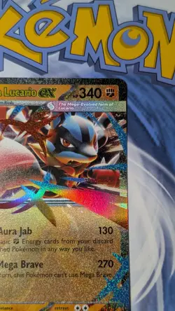 Mega Lucario Ex 113/217, Mega Hawlucha Ex 116/217 Ascended Heroes Pokemon Tcg - Image 4