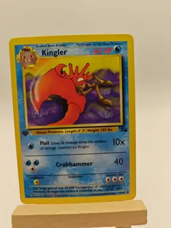 Kingler 38/62 Fossil 1st Edition - Pokemon TCG LP - Image 1