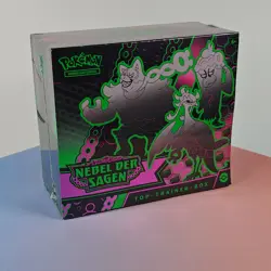 NEBEL DER SAGEN POKEMON TOP TRAINER BOX KARMESIN&PURPUR 2024 DEUTSCH OVP SEALED - Image 1