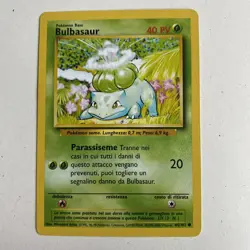 Pokemon TCG Base Set *Spanish* Bulbasaur Common 44/102 1999 - Image 1