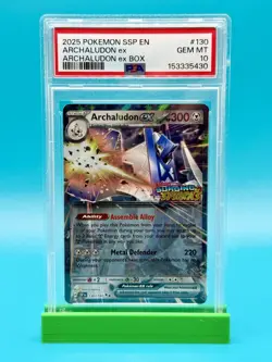 PSA 10 - Pokemon SSP Archaludon ex Stamped Promo #130 - Image 1