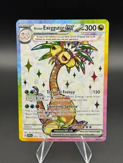 Alolan Exeggutor ex 225/191 Sv08 Pokemon Surging Sparks Tera Holo - Image 1