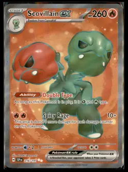 Scovillain ex - Pokemon SV08: Surging Sparks 216/191 - Image 1