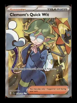 Clemont's Quick Wit - Pokemon SV08: Surging Sparks 229/191 - Image 1