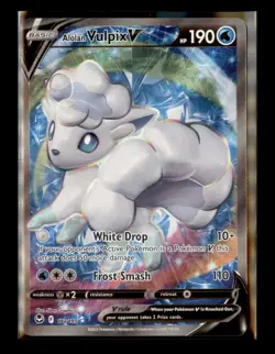 Alolan Vulpix V (Full Art) - Pokemon SWSH12: Silver Tempest 173/195 - Image 1