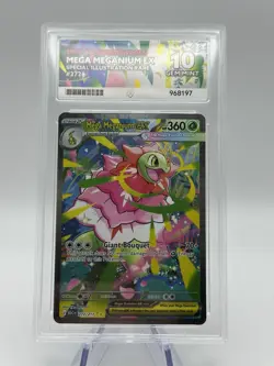 Ace 10 Mega Meganium EX 272/217 Ascended Heroes Pokemon TCG Perfect Subs - Image 1