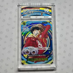 ACE 10 Luffy OP07-109 SR ONE PIECE Day 24 Premium Promo One Piece Card Japanese - Image 1