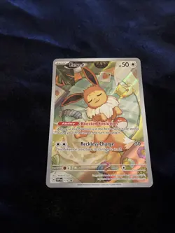 Pokemon TCG Eevee 173 Holo Promo Card Prismatic Evolutions Near/Mint Condition - Image 1