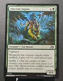 MTG 0152 ALACRIAN JAGUAR Creature Aetherdrift card⚔NM/MT - Image 1