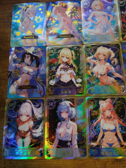 Beautiful 15 Goddess Story Card Lot - Waifu Cards Mona Barbara Lumine Jean - Image 3