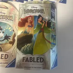 (31 BOOSTER PACKS)++Lorcana Trading Card Deck - Fabled - BRAND NEW 372 CARDS - Image 2