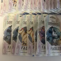 (31 BOOSTER PACKS)++Lorcana Trading Card Deck - Fabled - BRAND NEW 372 CARDS - Image 3