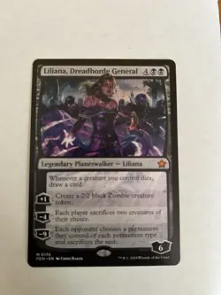 MTG Magic: The Gathering Liliana, Dreadhorde General card. - Image 1