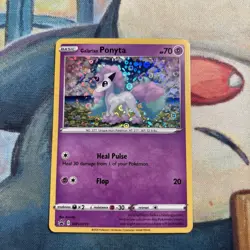 Galarian Ponyta SWSH013 SWSH: Sword & Shield Promo Cards Holo - Image 1